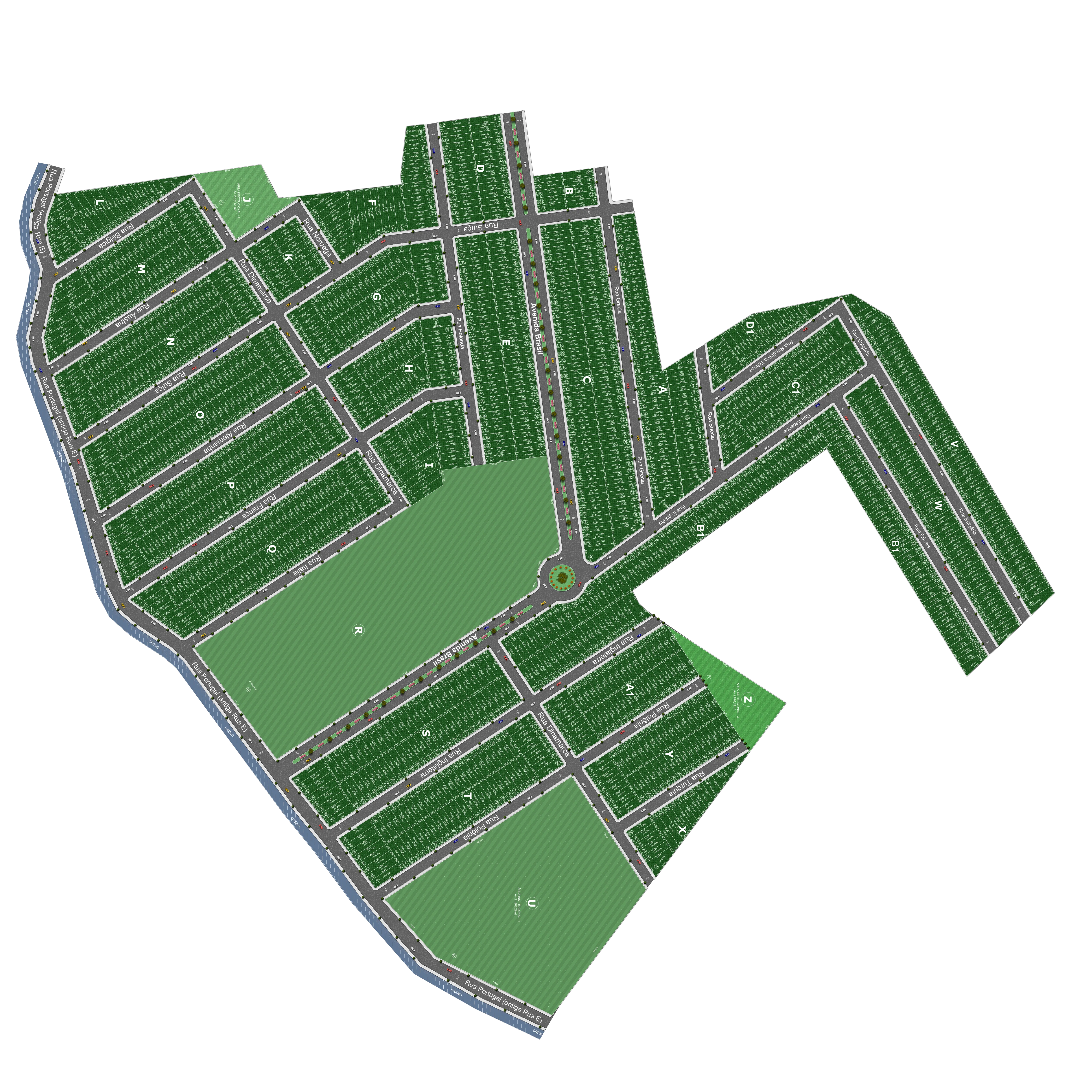 Planta do Loteamento Gran City